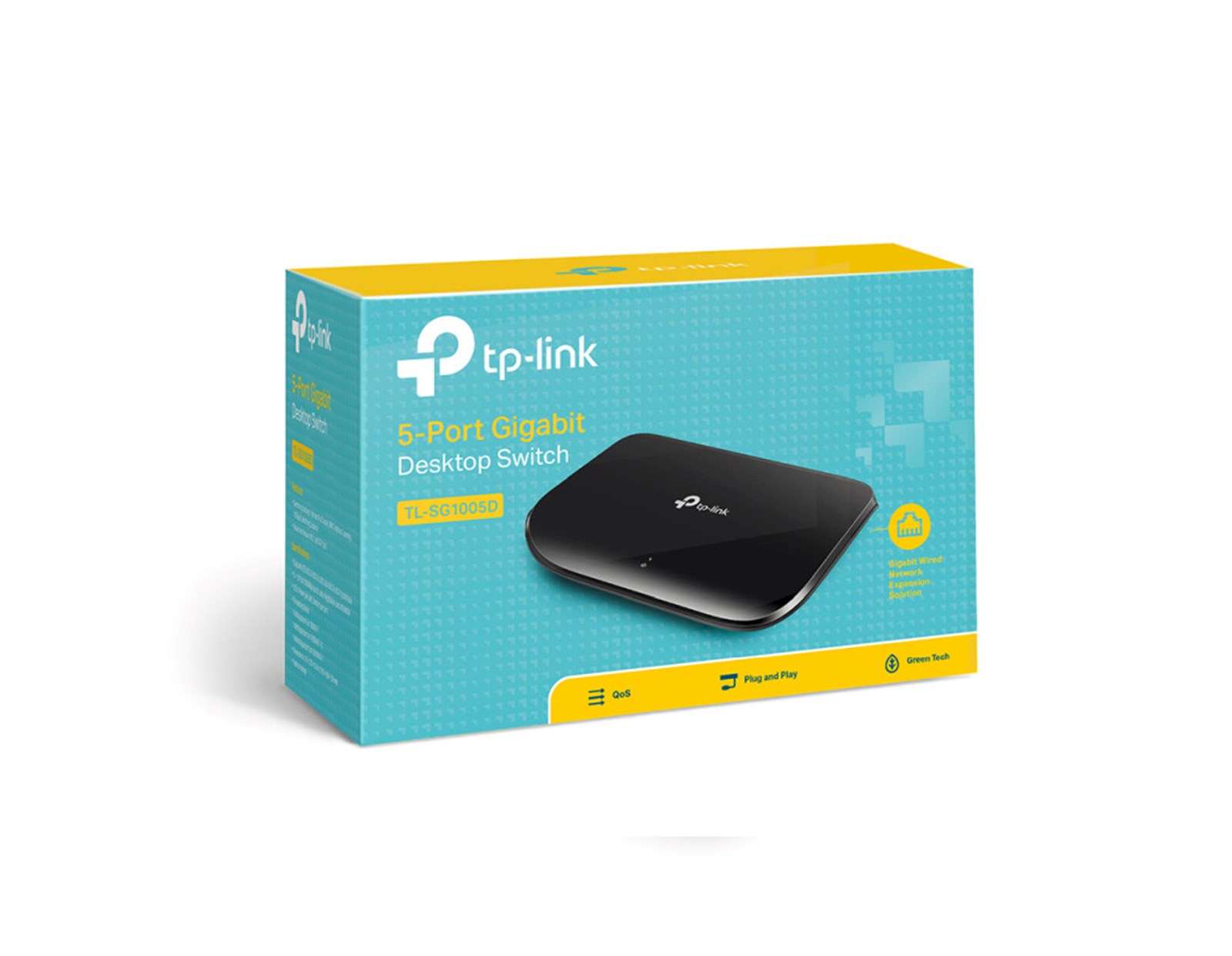 TP-Link 5-port Gigabit Desktop preklopnik (Switch), 5×10/100/1000M RJ45 ports, plastično kućište¸,TL-SG1005D