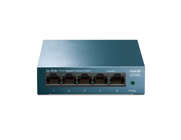 TP-Link LiteWave 5-Port Gigabit Desktop preklopnik (Switch), 5×10/100/1000 RJ45 Ports, metalno kučište,LS105G - Slika 4