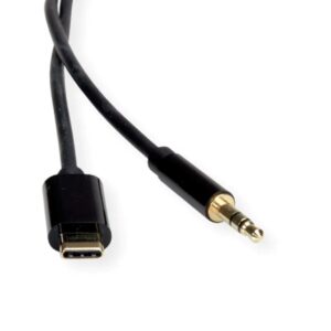 Roline adapter USB-C - 3.5mm audio, M/M, 3.0m