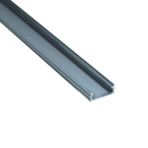 EcoVision HOME line ALU profil nadgradni, plitki, 3m, bez pokrova ( 16x6 mm )