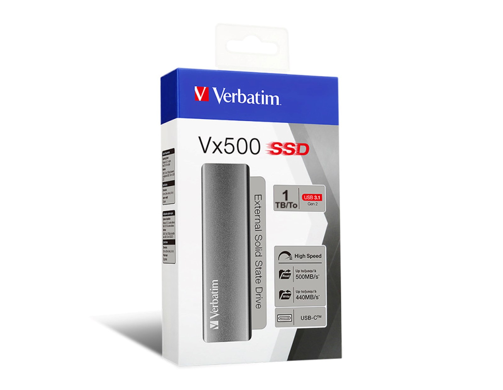 Verbatim Vx500 1TB SSD vanjski disk USB 3.2 Gen2