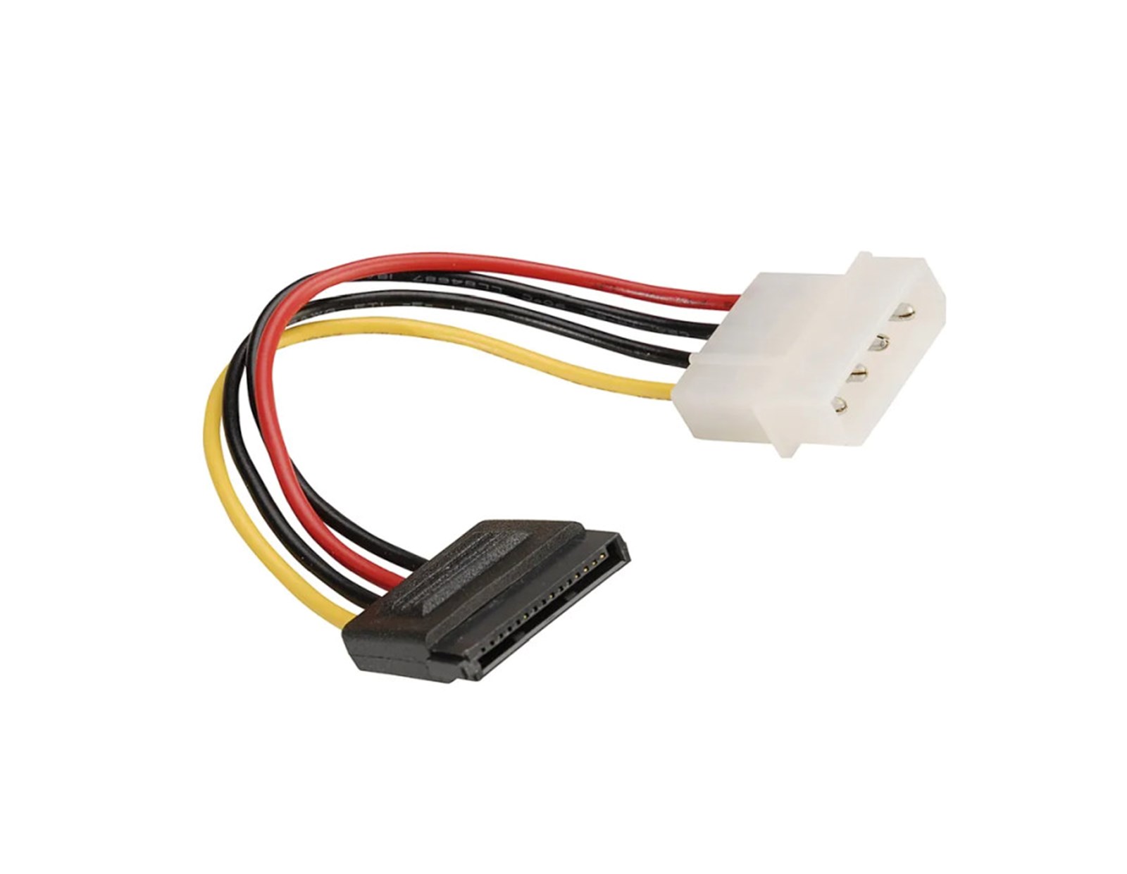 Naponski kabel, 4-pin HDD - SATA, 15cm, Roline