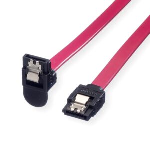 SATA 6.0Gbit/s kabel, kutni, 0.5m, Roline