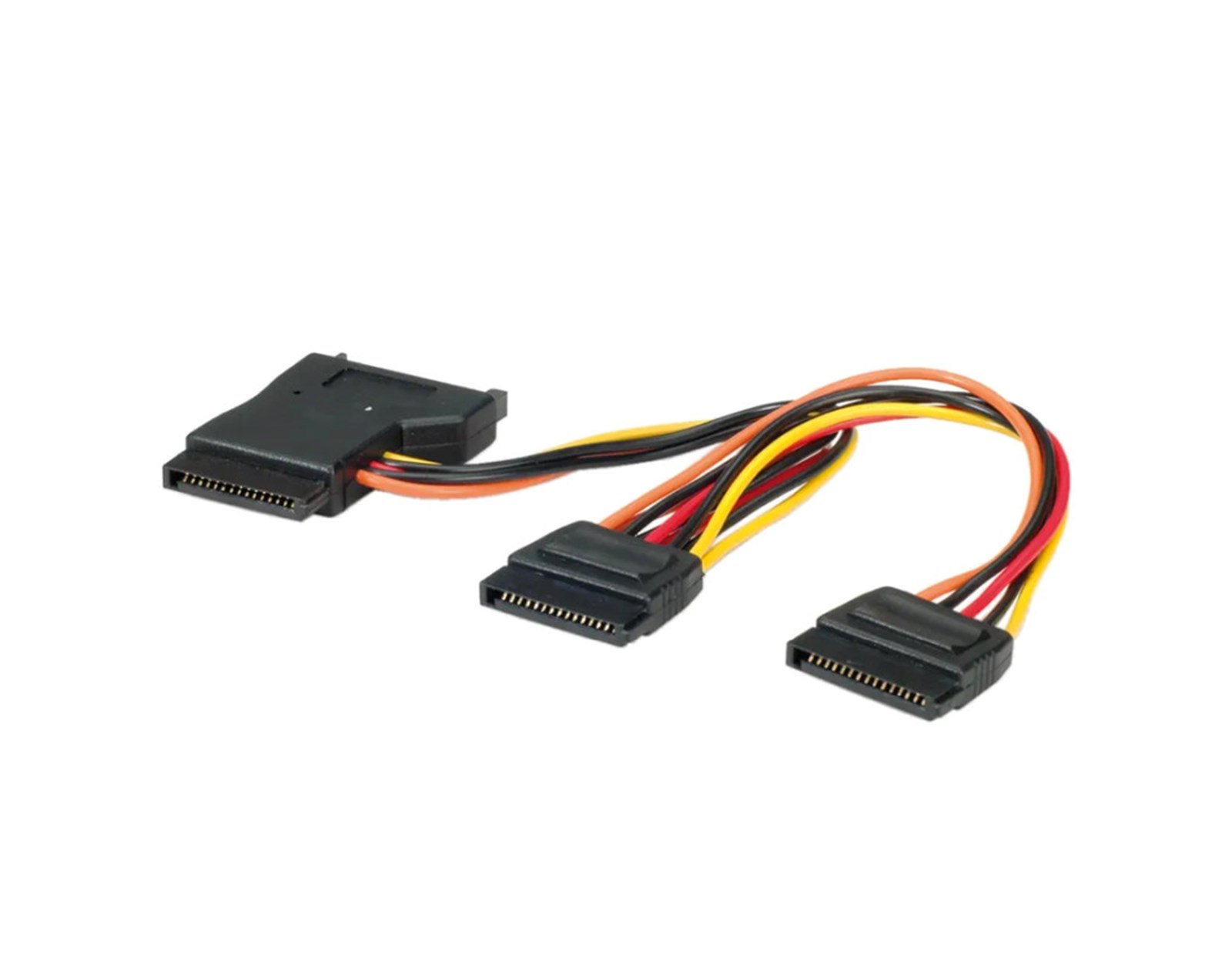 Interni Y-naponski kabel, SATA - 3×SATA, 0.3m, Roline