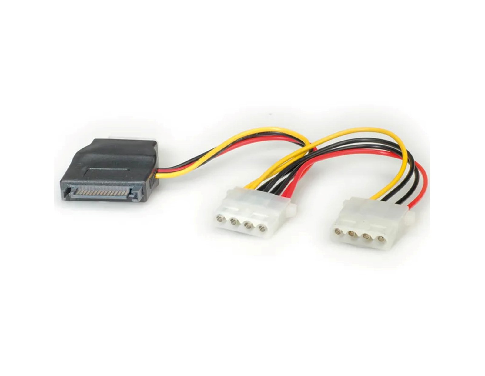 Interni Y-naponski kabel, SATA - 3×4-pin, 0.2m, Roline
