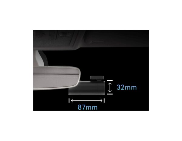 DDPAI Mini Pro auto kamera za snimanje vožnje, 1296p, 140°, crna - Slika 3