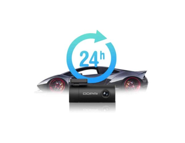 DDPAI Mini Pro auto kamera za snimanje vožnje, 1296p, 140°, crna - Slika 10