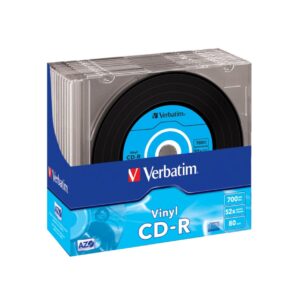 CD-R Verbatim 700MB 48× Datalife/Vinyl Look 10 pack Slimcase