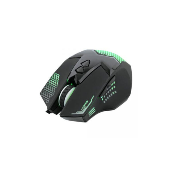 Miš Neon Hybris igrači USB, 3600dpi, crni - Slika 3