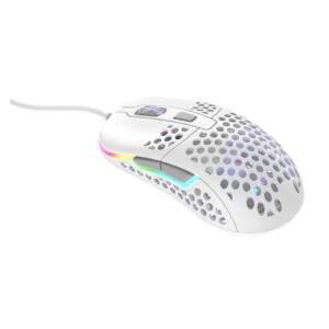 Cherry XTRFY M42 optički RGB igraći miš, 16000 cpi, USB, bijeli