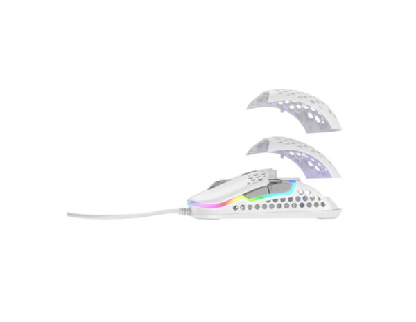 Cherry XTRFY M42 optički RGB igraći miš, 16000 cpi, USB, bijeli - Slika 3