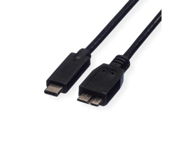 Kabel USB3.1 Tip C - Micro (za hard disk USB), 0.5m, crni