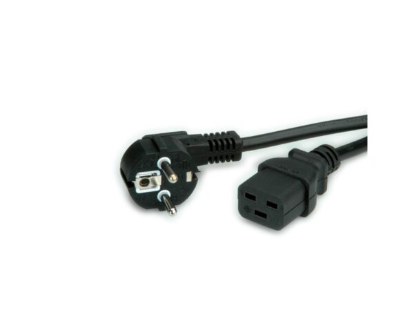 Naponski kabel, IEC320 C19 16A, 2.0m, crni,Roline VALUE