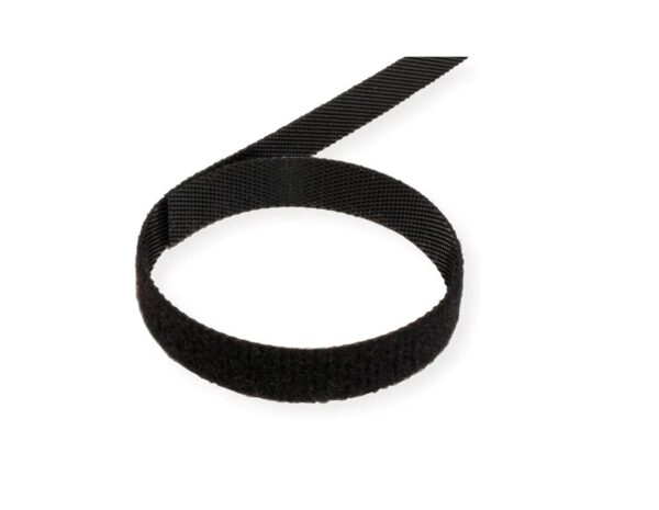 Roline VALUE čičak traka za kablove, širina 10mm, 25m, crna - Slika 2