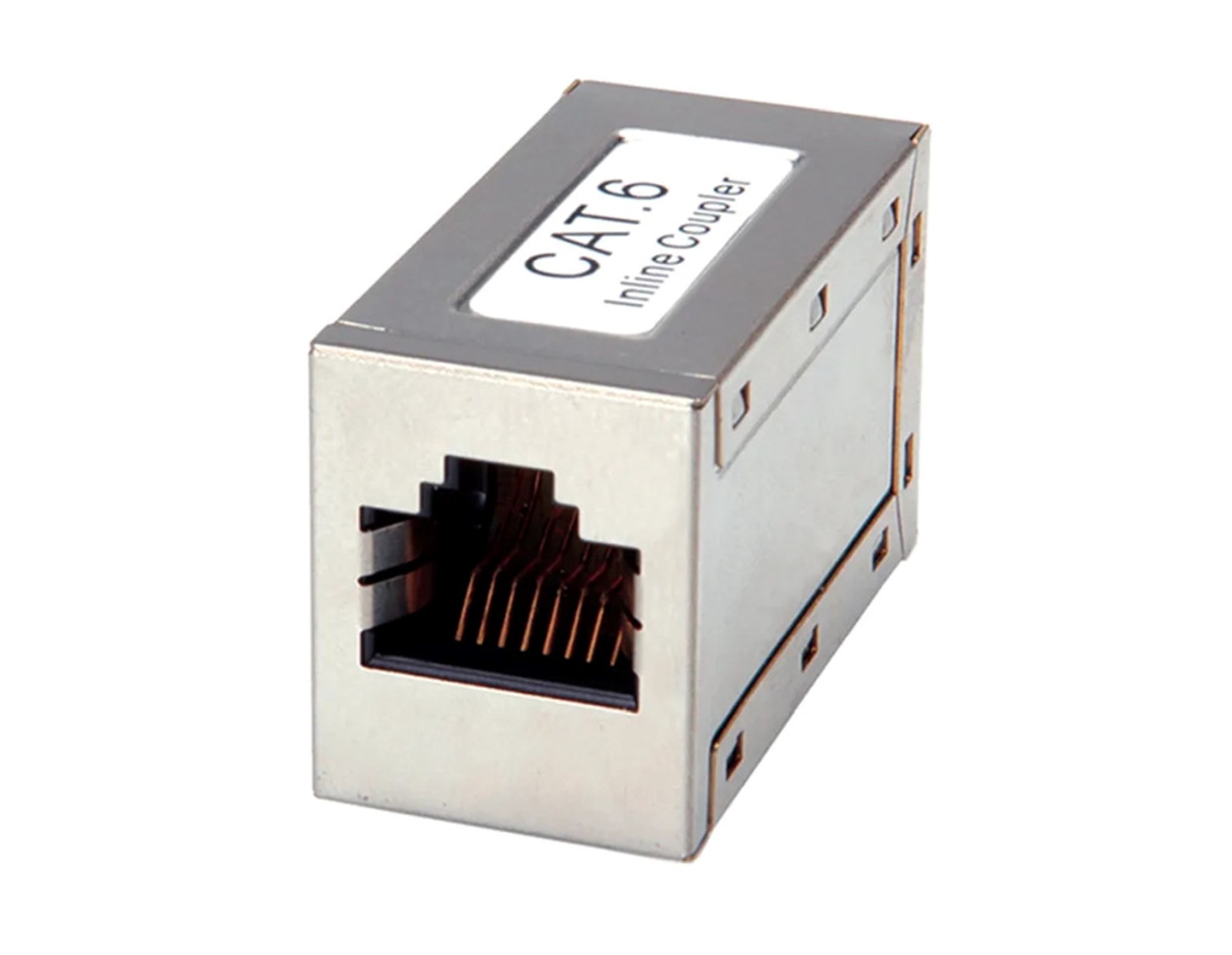 STP RJ45 modularna spojnica Cat.6/Class E, metalna, srebrna