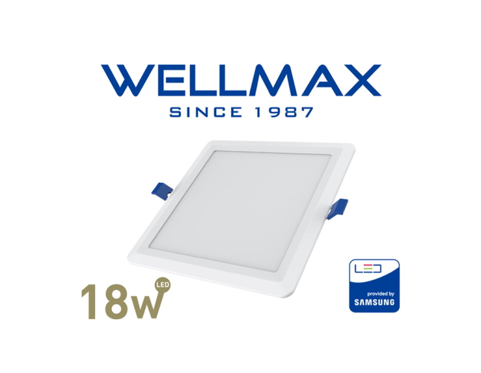 LED Plafonjera  18W, 4000K Ugradbena, Wellmax