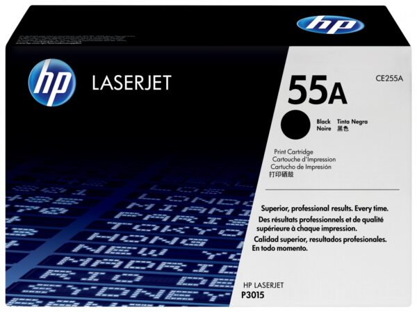 HP toner CE255A (55A) crni, original - Slika 2