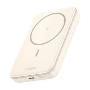 UGREEN prijenosni punjač Powerbank10000mAh, bežično punjenje do 15W, USB-C, Power Delivery do 20W, bijeli