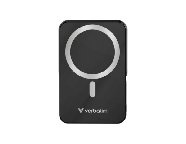Verbatim Powerbank 10000mAH Charge ‘n’ Go sa stalkom 20W USB-C i 15W magnetsko bežično punjenje, crni - Slika 2