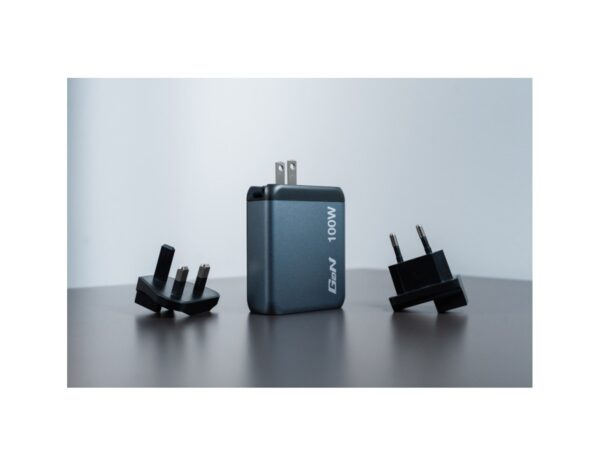 Verbatim GNC-100 GaN zidni punjač 100W, 2×USB-C PD 100W / 1×USB-C PD 65W / 1× USB-A QC3.0 - Slika 2