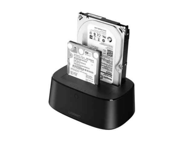 UGREEN Docking stanica 2×2.5"/3.5" SATA HDD, funkcija kloniranja, USB 3.0 - Slika 2