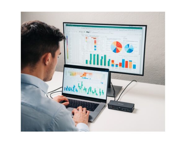 Verbatim CDS-15 portni USB-C Pro Docking Station 2 x HDMI | DP | RJ45 | USB-A 3.1 | 2 x USB-A 3.0 | USB-A 2.0 | 2 x USB-C® 3.1 | SD | microSD | Audio | USB-C PD | USB-C Host - Slika 3