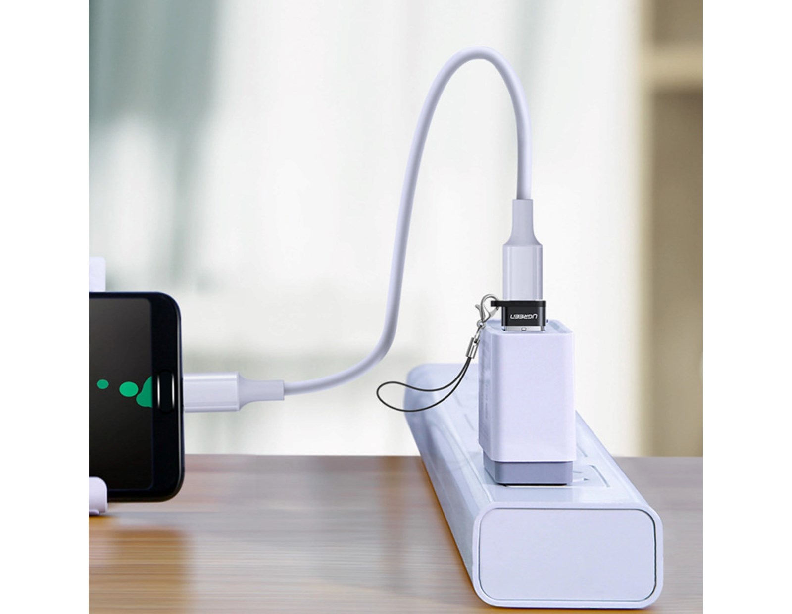 UGREEN adapter USB-C 3.1 (Ž) na USB-A 2.0 (M), crni - Slika 9