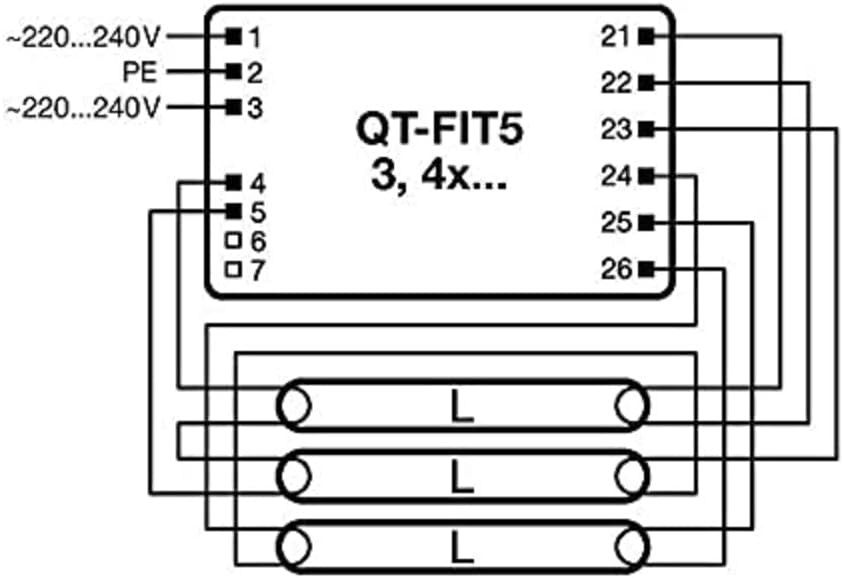 Prigušnica  QT-FIT5 3x14, 4x14  Osram - Slika 4