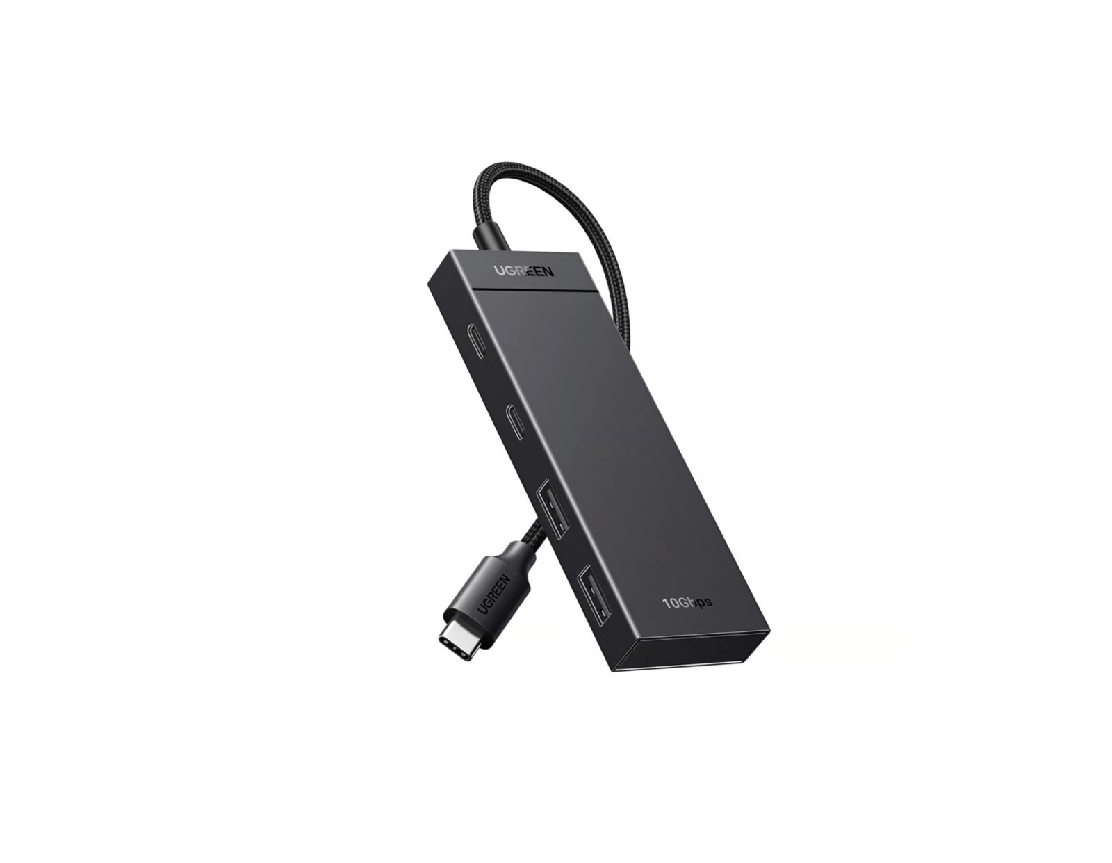 UGREEN 4-portni USB-C HUB na 2xUSB-A 3.2, 2xUSB-C 3.2, crni