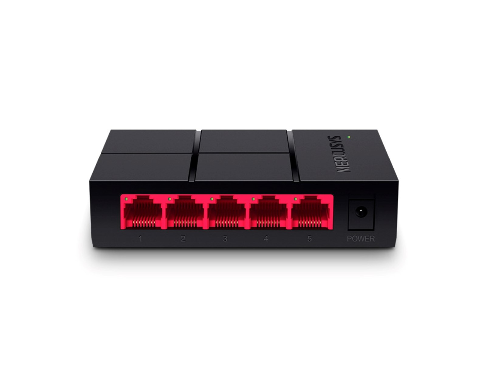 Mercusys 5-port Gigabit mini Desktop preklopnik (Switch), 5×10/100/1000M RJ45 ports, plastično kućište
