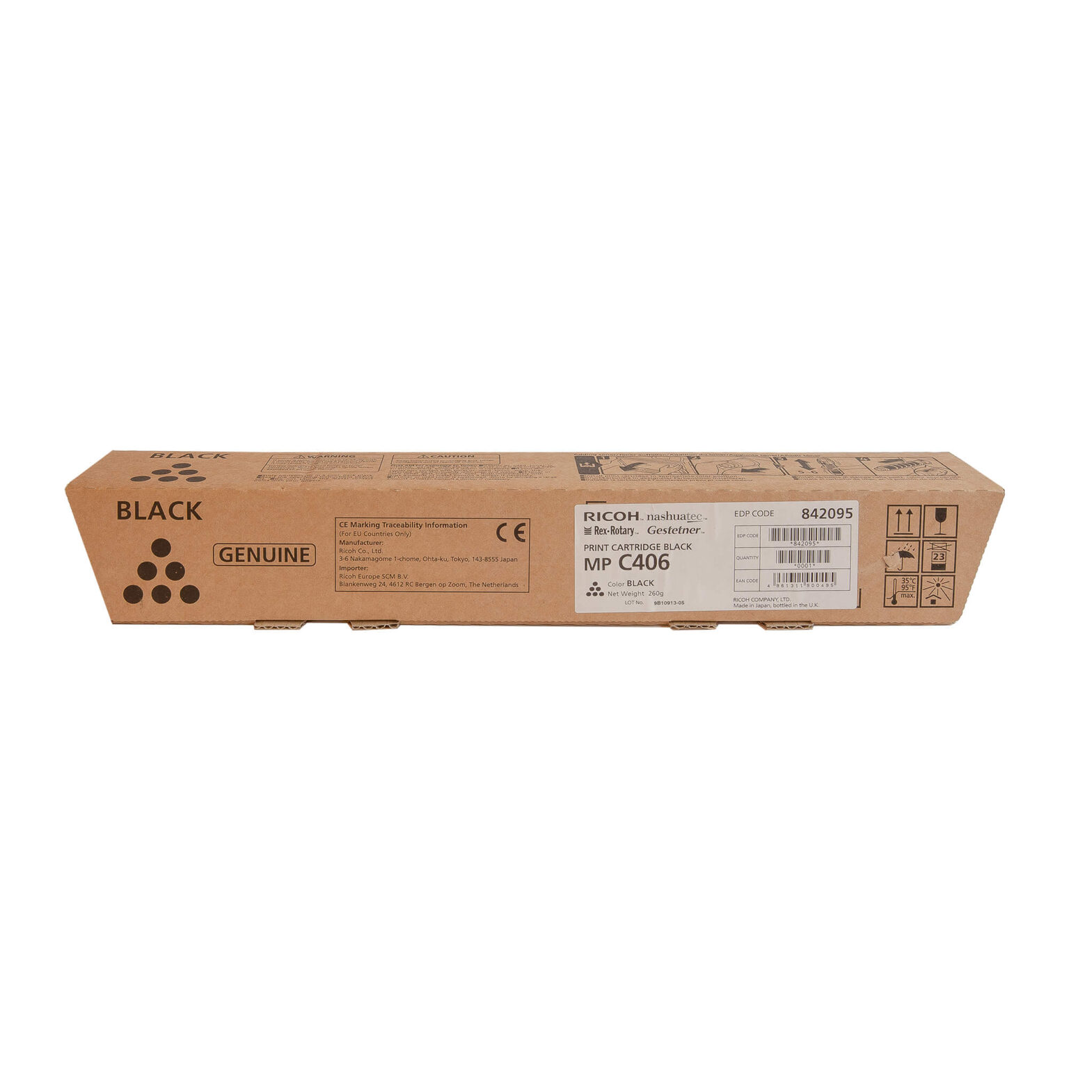 Ricoh/Nashuatec MP C306, MP C406, MP C307, Crni toner, Original (842095)