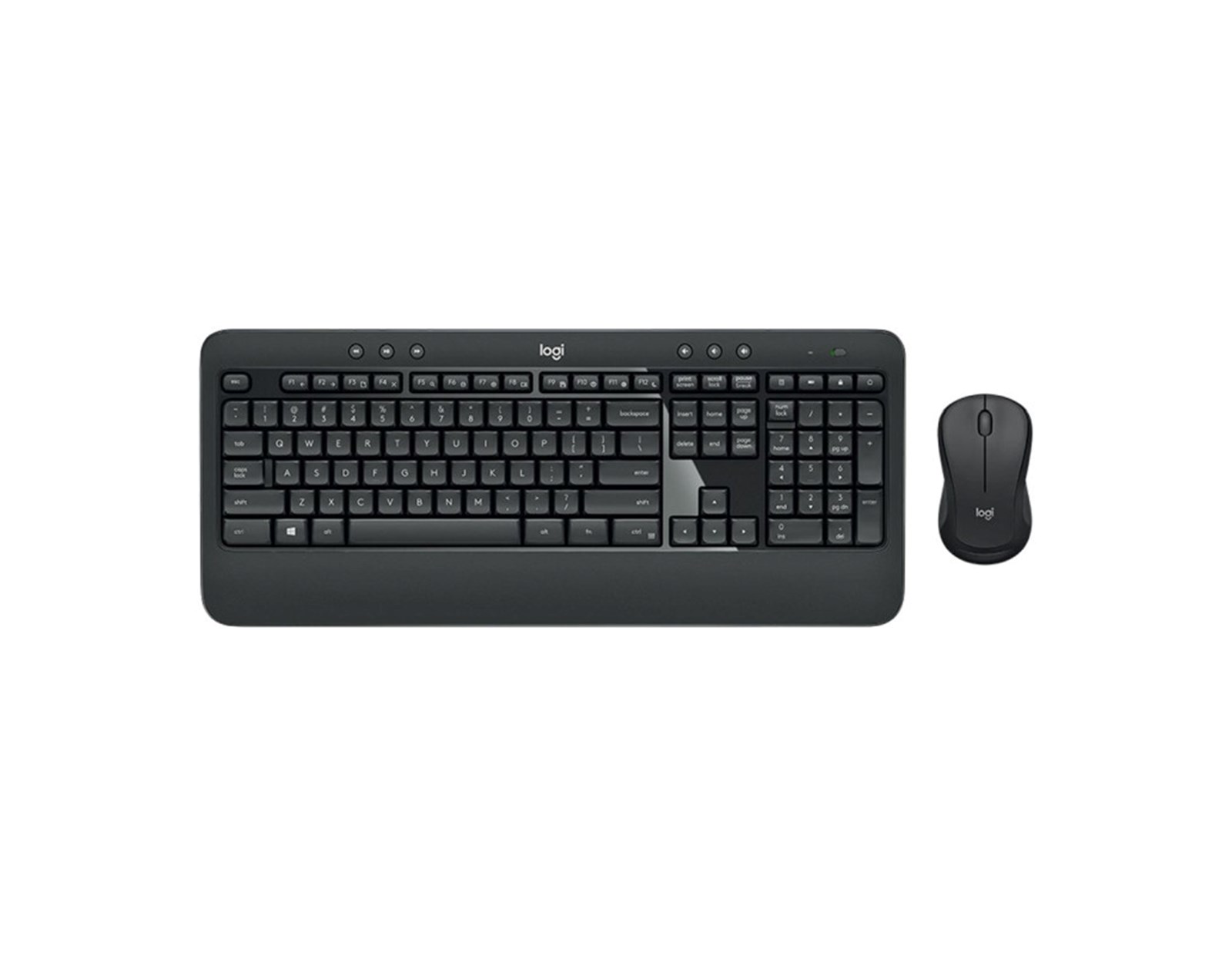 Logitech MK540 bežična tipkovnica+miš, USB, crna