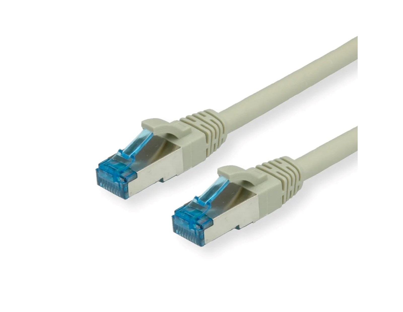 S/FTP mrežni kabel Cat.6a, LSOH (Class EA), 0.3m, sivi, Roline Value