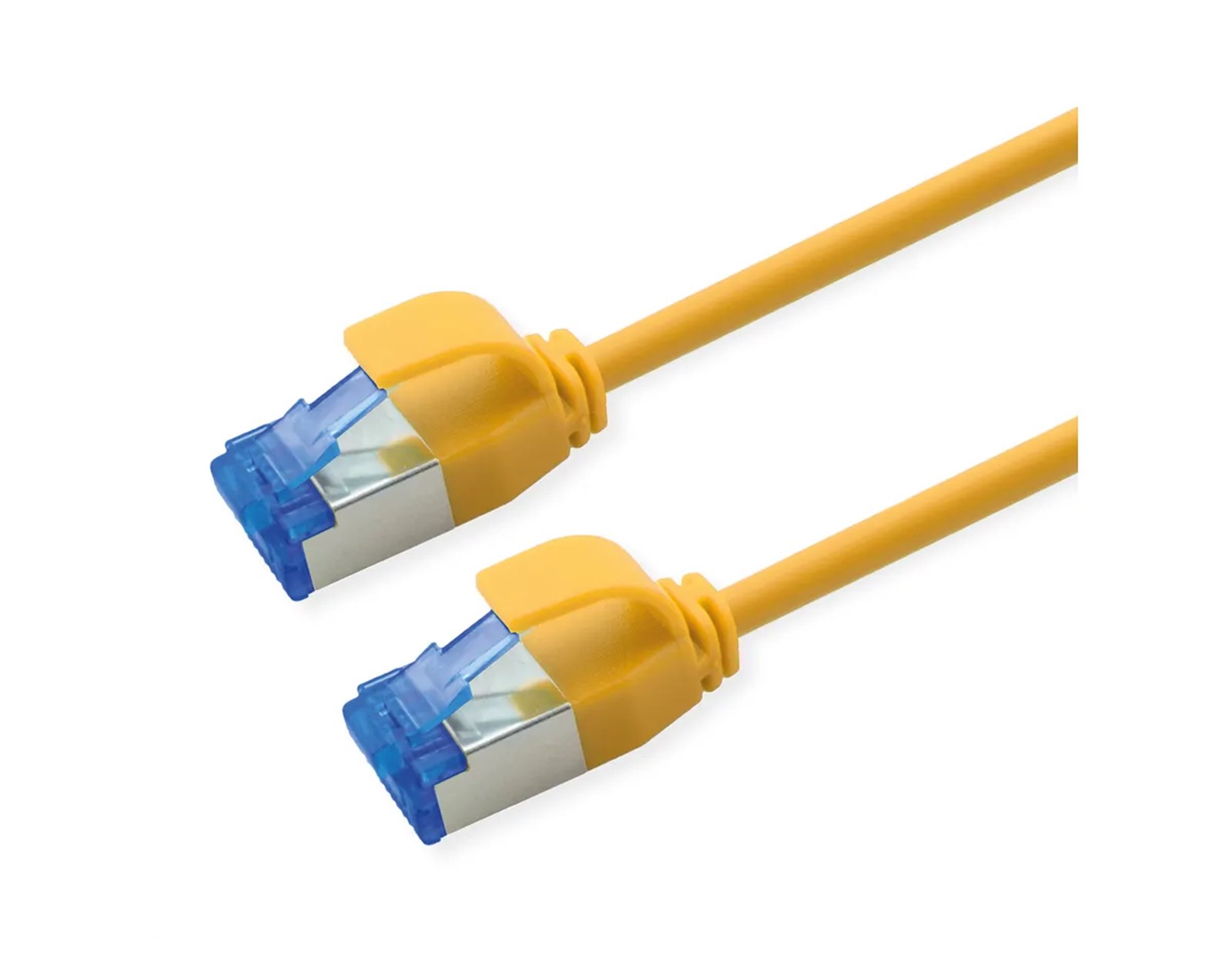 S/FTP (PiMF) Data Center mrežni kabel, Cat.6A (Class EA), slim, LSOH, tangle free, 5m, žuti, Roline
