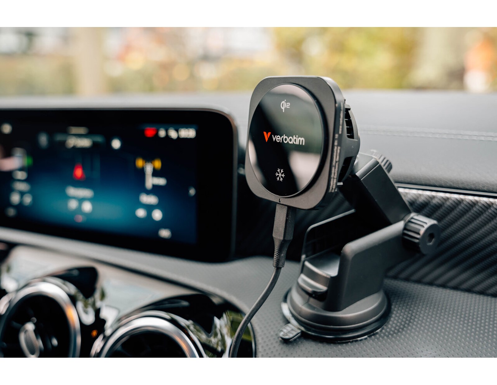 Verbatim Charge 'n' Drive Qi2 magnetski bežični auto punjač - Slika 2