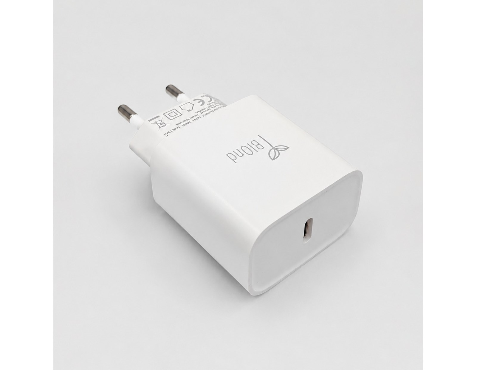 BIOnd USB-C zidni punjač, 20W, bulk