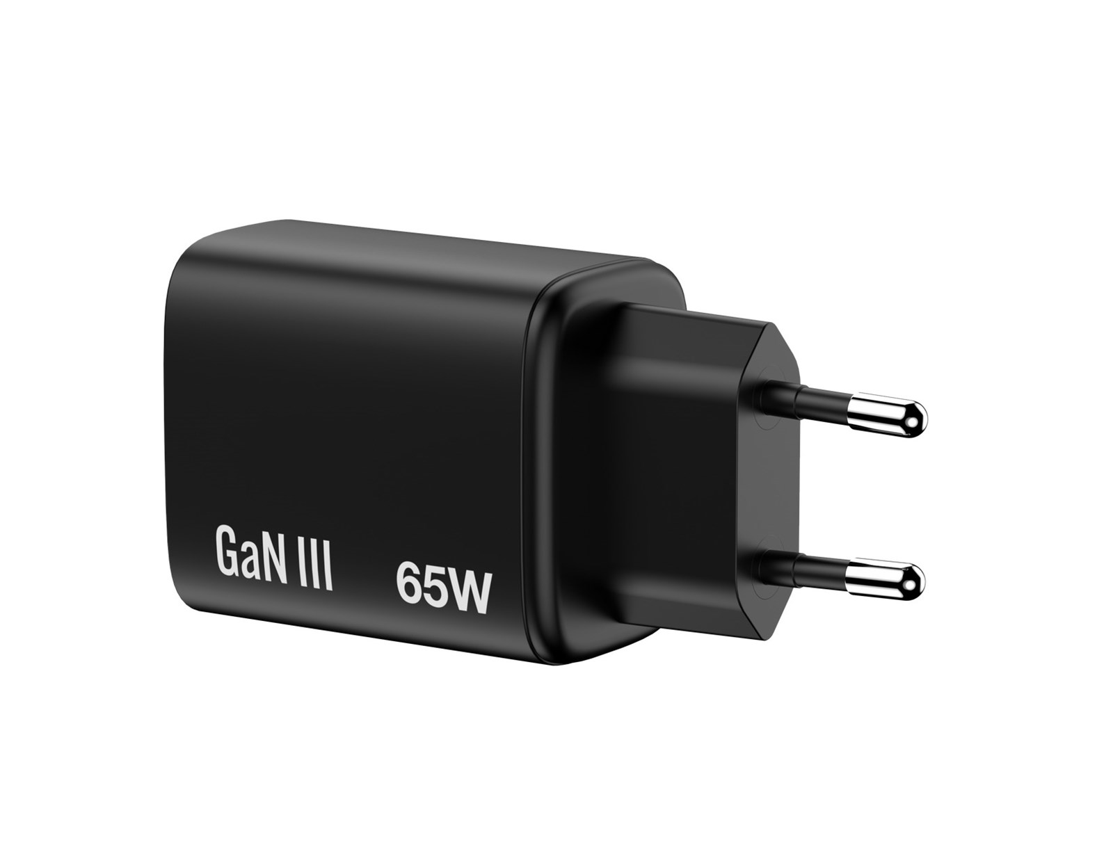 Verbatim GaN Essentials zidni punjač 65W, 2× USB-C i 1× USB-A, crni - Slika 3