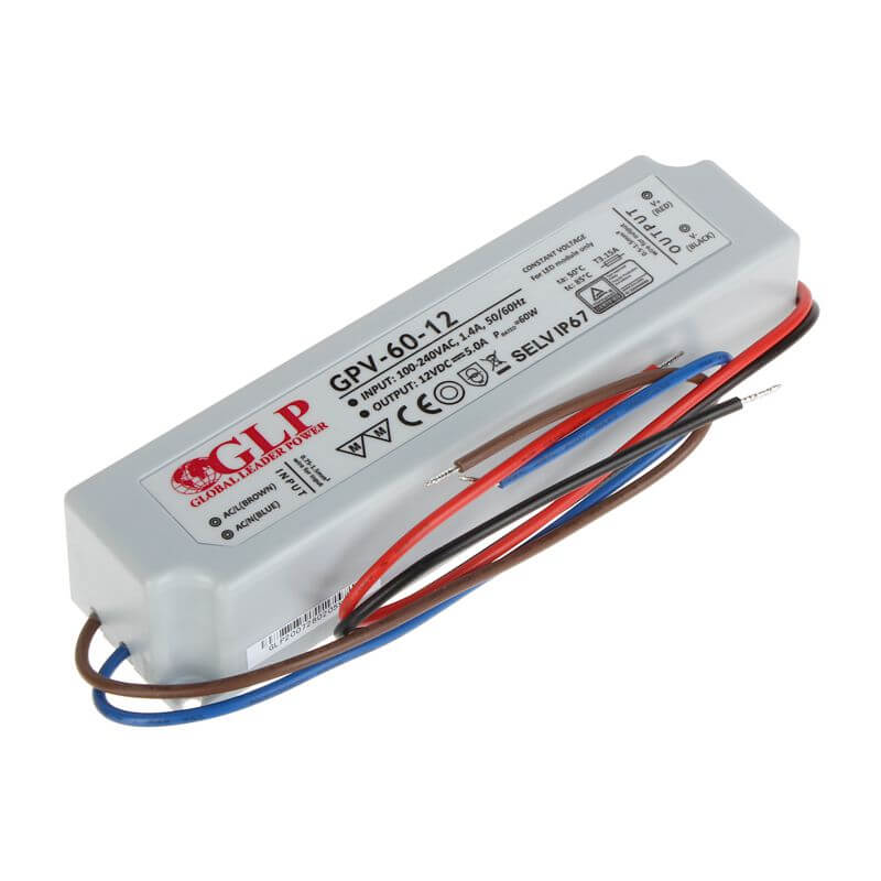 LED napajanje  GLP-60W, 12V, IP67