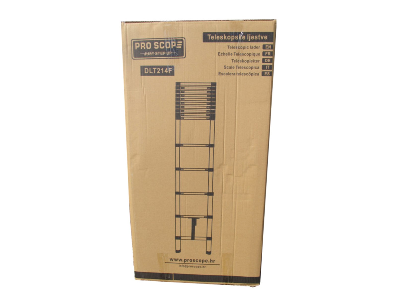 ProScope teleskopske ljestve #DLT214F (15 stepenica/440cm) - PRO - Slika 2